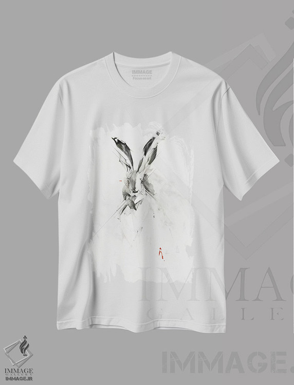 تیشرت طرح دار آقای خرگوش، هنر دیجیتال اثر الکسیس مارکو | immage.ir