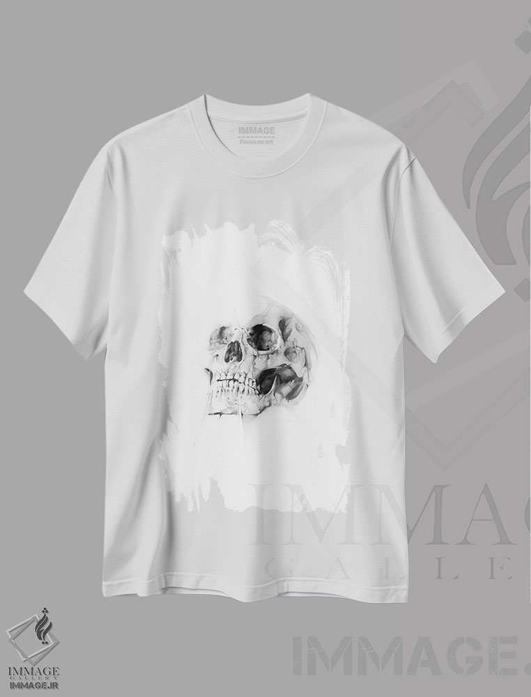 تیشرت طرح دار جمجمه LII، دکوراسیون جایگزین اثر الکسیس مارکو | immage.ir