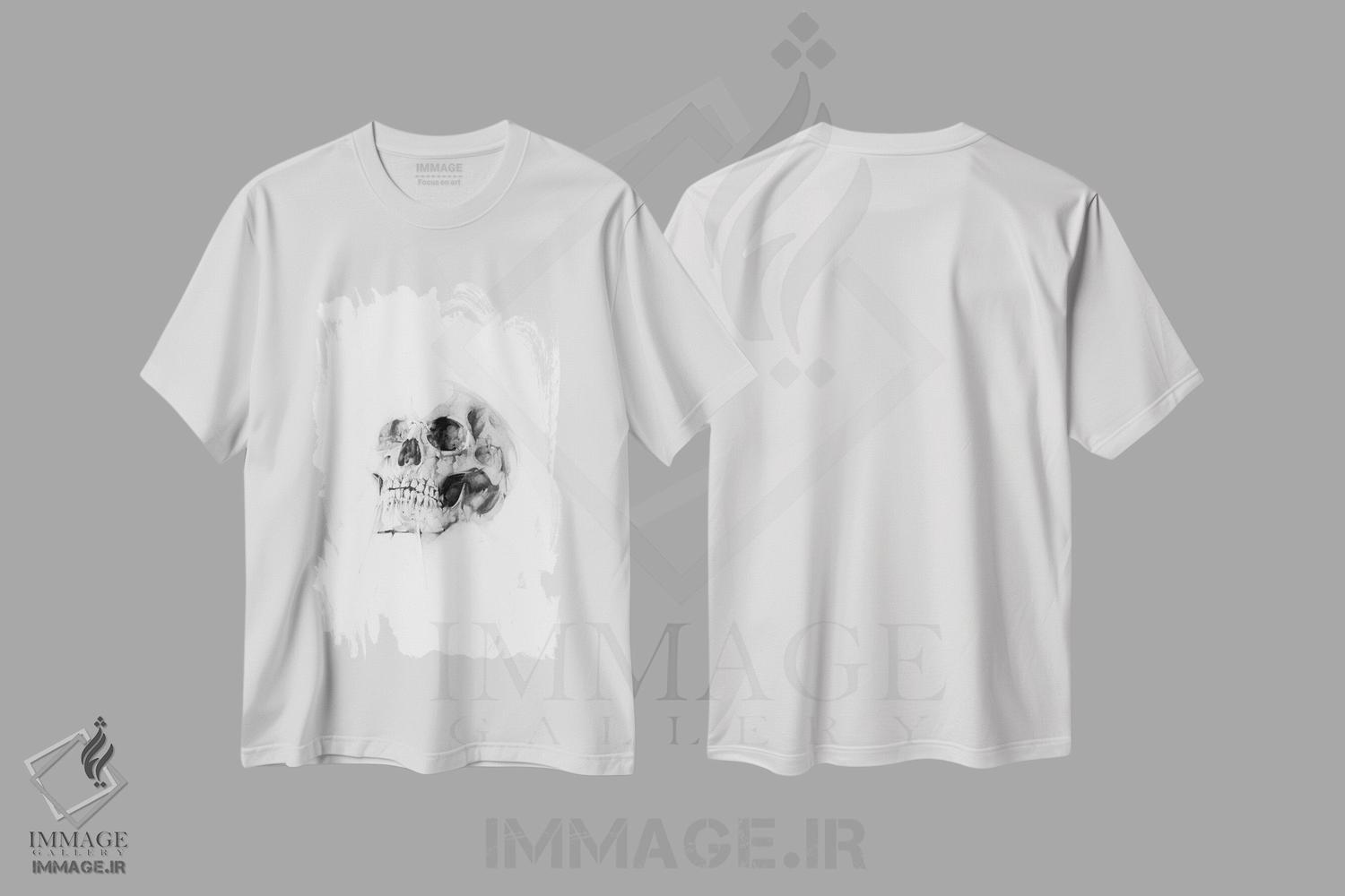 تیشرت طرح دار جمجمه LII، دکوراسیون جایگزین اثر الکسیس مارکو | immage.ir
