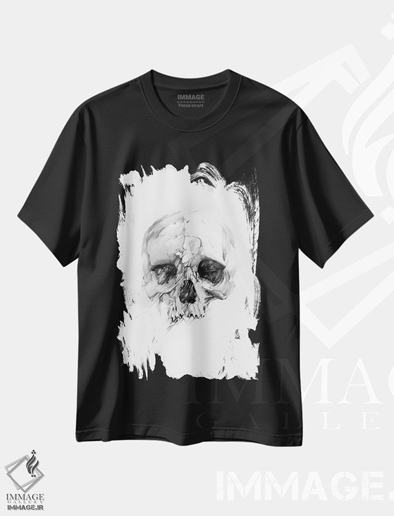 تیشرت طرح دار جمجمه XLVI، دکوراسیون جایگزین اثر الکسیس مارکو | فروشگاه ایماژ