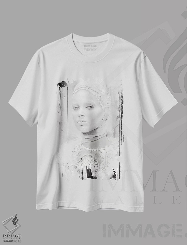 تیشرت طرح دار ملکه برفی، هنر دیجیتال اثر الکسیس مارکو | immage.ir