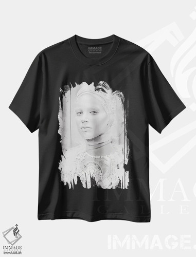 تیشرت طرح دار ملکه برفی، هنر دیجیتال اثر الکسیس مارکو | فروشگاه ایماژ