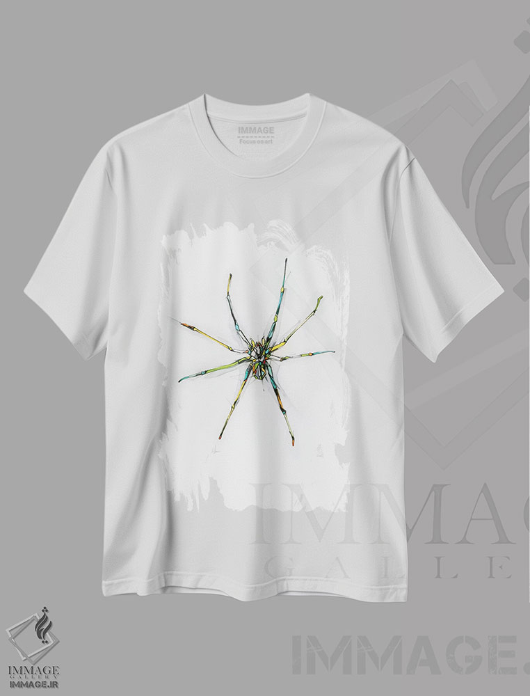 تیشرت طرح دار عنکبوت، دکوراسیون جایگزین اثر الکسیس مارکو | immage.ir