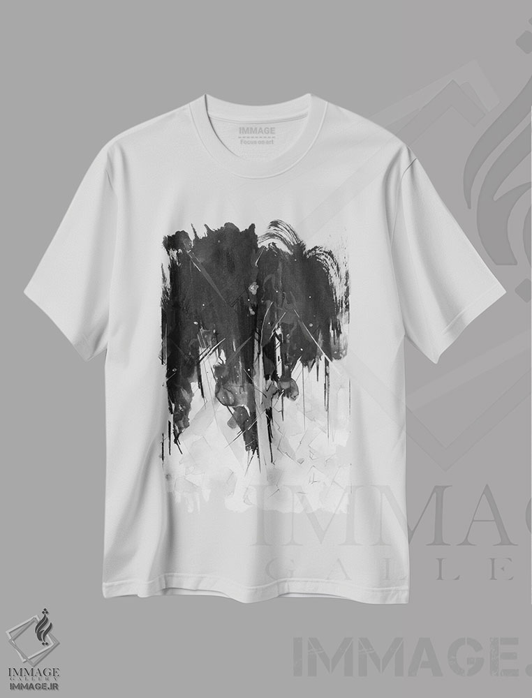 تیشرت طرح دار استیسی اثر الکسیس مارکو | immage.ir