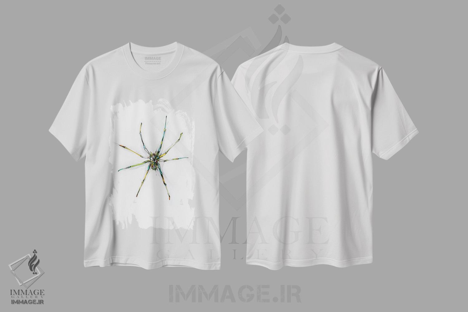 تیشرت طرح دار عنکبوت، دکوراسیون جایگزین اثر الکسیس مارکو | immage.ir