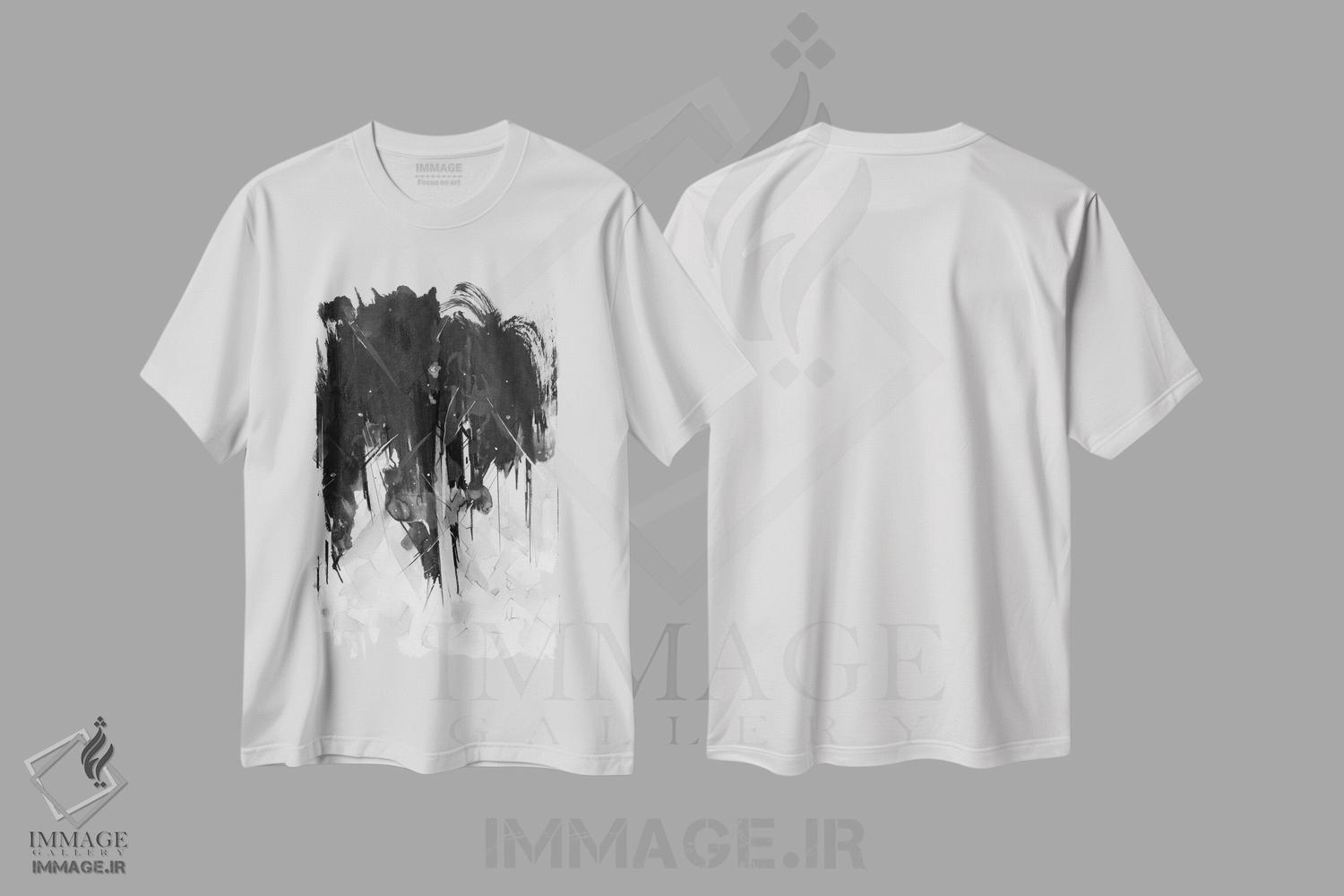 تیشرت طرح دار استیسی اثر الکسیس مارکو | immage.ir