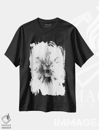 تیشرت طرح دار شیر سنگی، دکوراسیون جایگزین اثر الکسیس مارکو | فروشگاه ایماژ