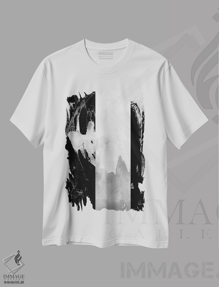 تیشرت طرح دار انتزاعی اثر الکسیس مارکو | immage.ir