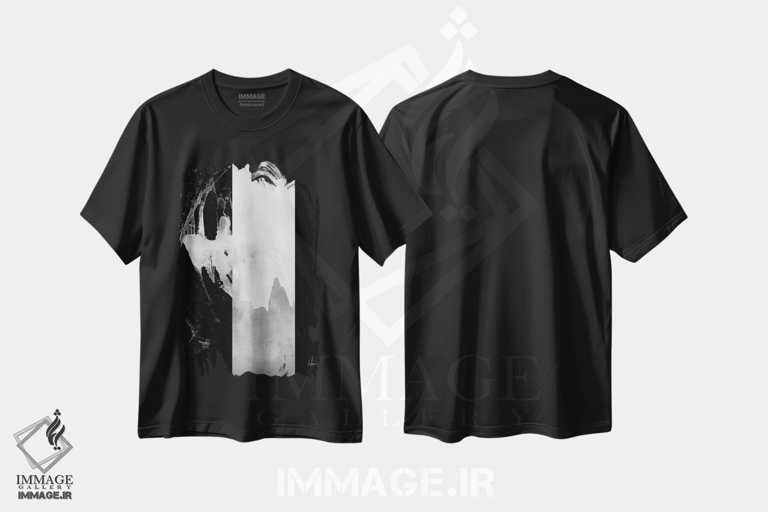تیشرت طرح دار انتزاعی اثر الکسیس مارکو | فروشگاه ایماژ