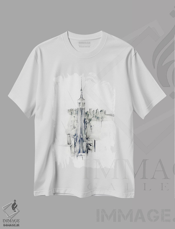 تیشرت طرح دار مترو، دست نقاشی و طراحی دستی اثر الکسیس مارکو | immage.ir