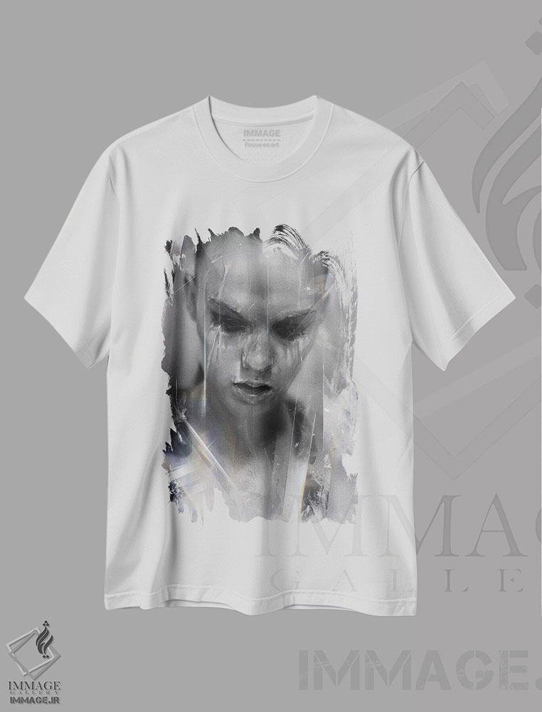 تیشرت طرح دار نوآر، مدیوم اثر الکسیس مارکو | immage.ir