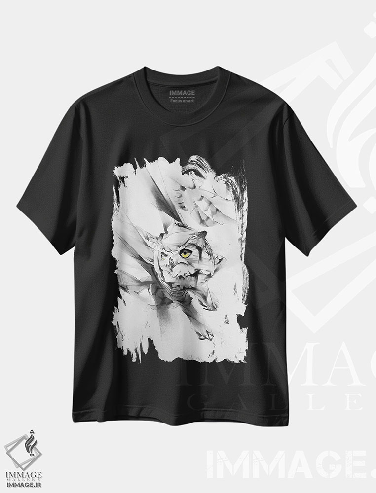 تیشرت طرح دار داج خردمند، هنر فاخر معاصر اثر الکسیس مارکو | فروشگاه ایماژ