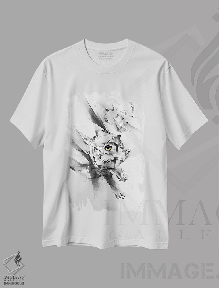 تیشرت طرح دار داج خردمند، هنر فاخر معاصر اثر الکسیس مارکو | immage.ir