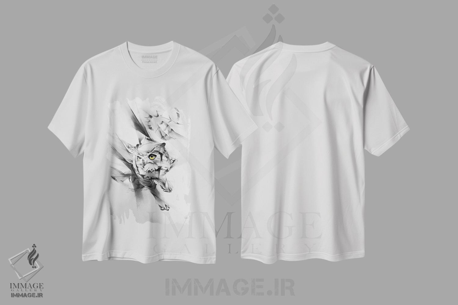 تیشرت طرح دار داج خردمند، هنر فاخر معاصر اثر الکسیس مارکو | immage.ir