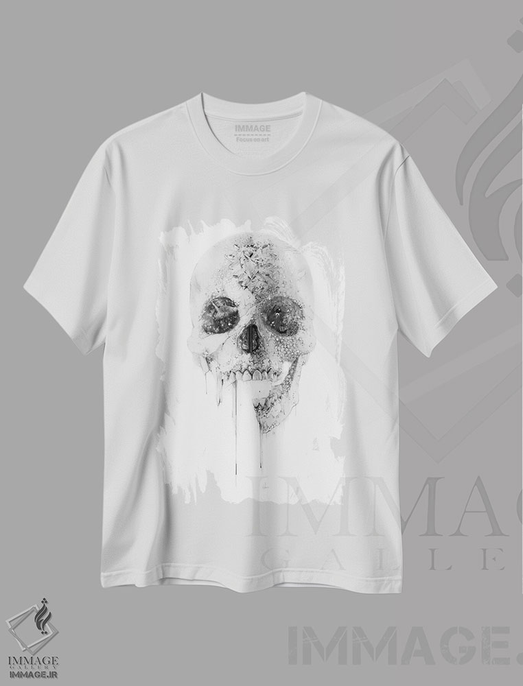 تیشرت طرح دار جمجمهٔ بلوری، دکوراسیون جایگزین اثر الکسیس مارکو | immage.ir