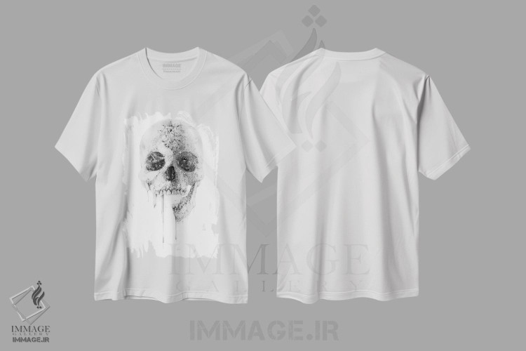 تیشرت طرح دار جمجمهٔ بلوری، دکوراسیون جایگزین اثر الکسیس مارکو | immage.ir