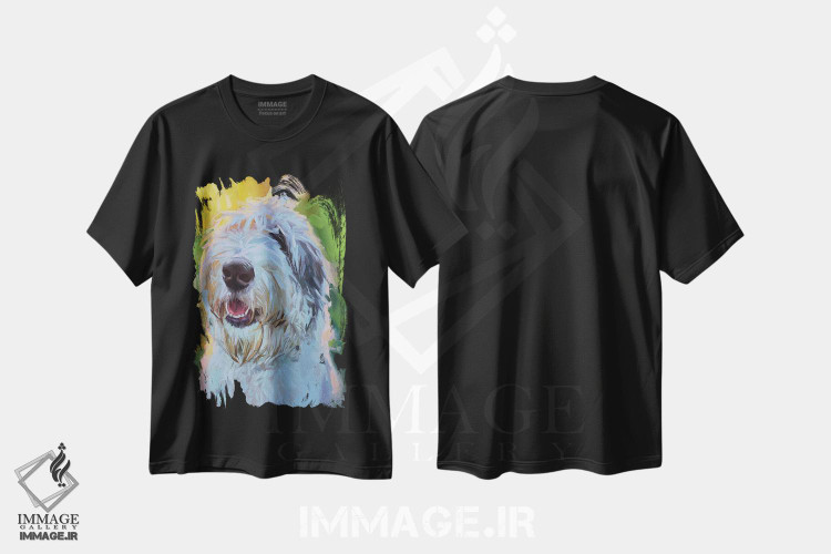 تیشرت طرح دار پرترهٔ باب تیل، دکور معاصر اثر الکس مووچون | فروشگاه ایماژ