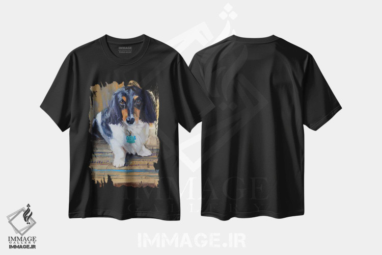 تیشرت طرح دار داشوند، هنر فاخر معاصر اثر الکس مووچون | فروشگاه ایماژ