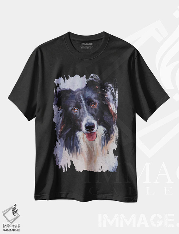 تیشرت طرح دار بردر کولی، هنر فاخر معاصر اثر الکس مووچون | فروشگاه ایماژ