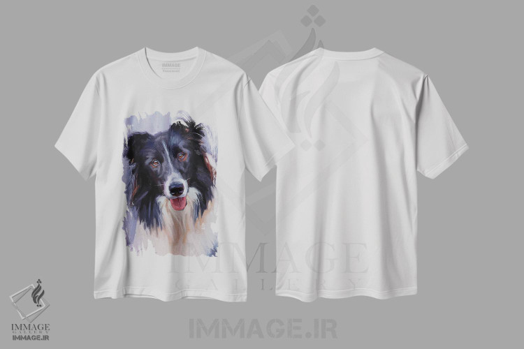 تیشرت طرح دار بردر کولی، هنر فاخر معاصر اثر الکس مووچون | immage.ir