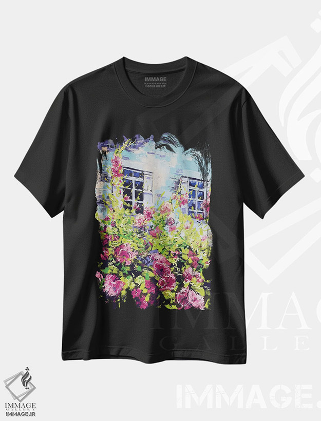 تیشرت طرح دار تابستان فرانسوی، هنر فاخر اثر اندرو مودی | فروشگاه ایماژ