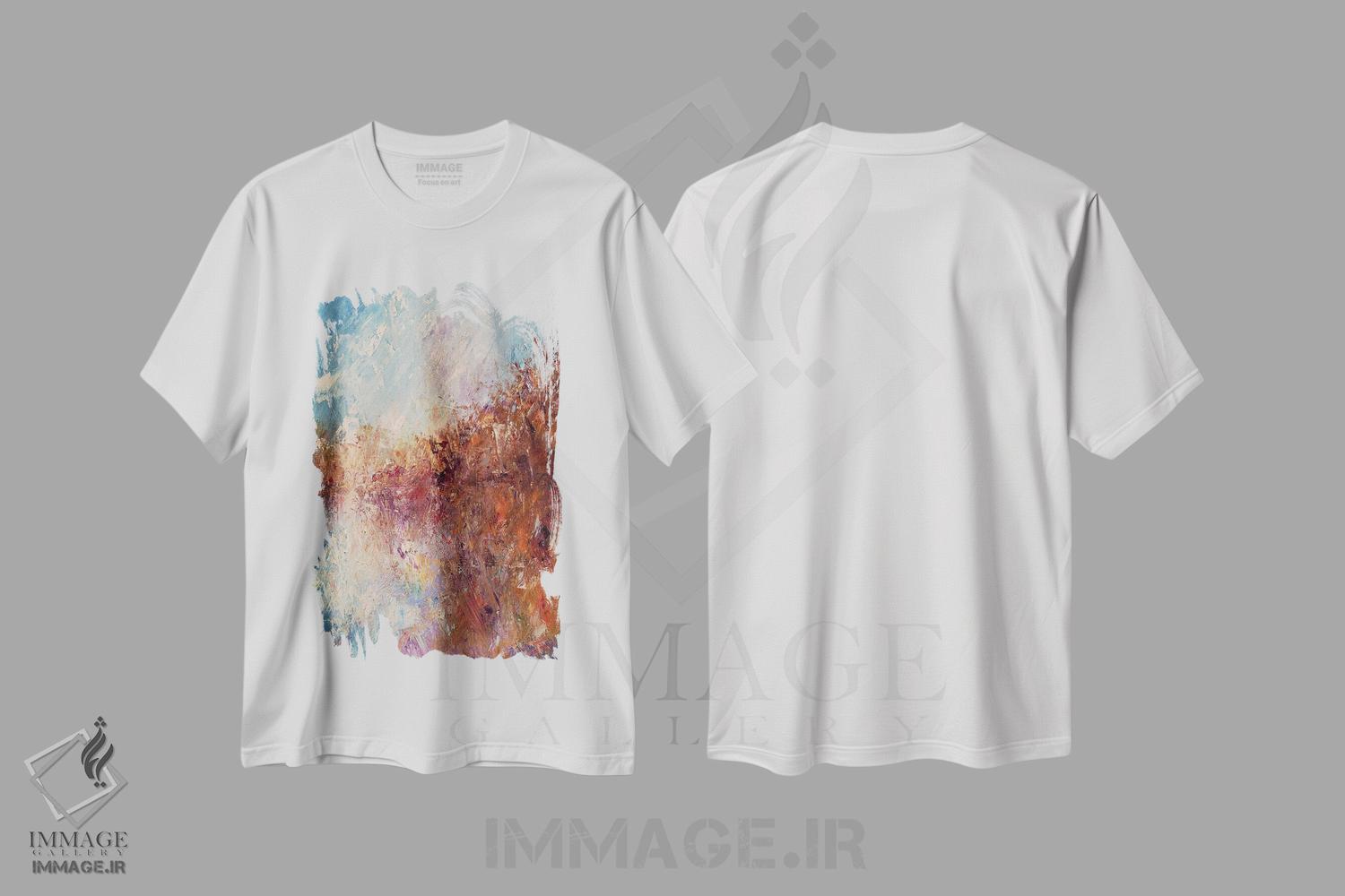 تیشرت طرح دار کنارهٔ رودخانه در صبح اثر اندرو مودی | immage.ir