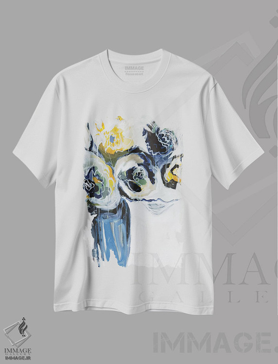 تیشرت طرح دار شکوفایی یک روز جدید، مدیوم اثر آنجلا ماریـتز | immage.ir
