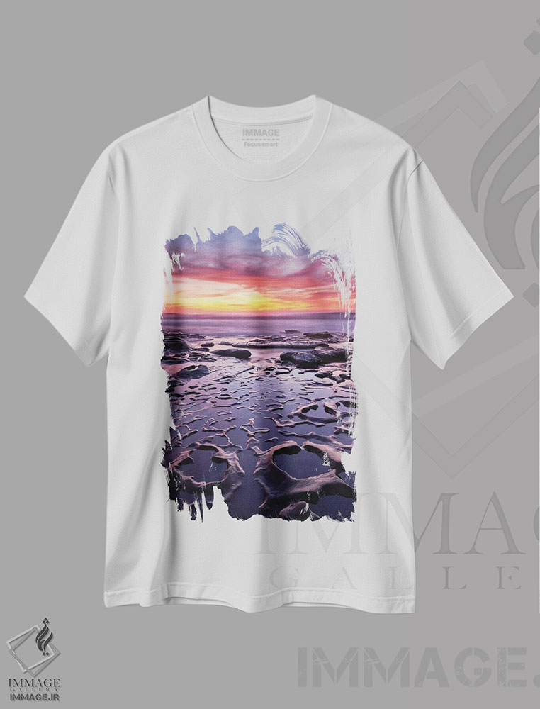 تیشرت طرح دار آثار آن کالینز - فروشگاه ایماژ