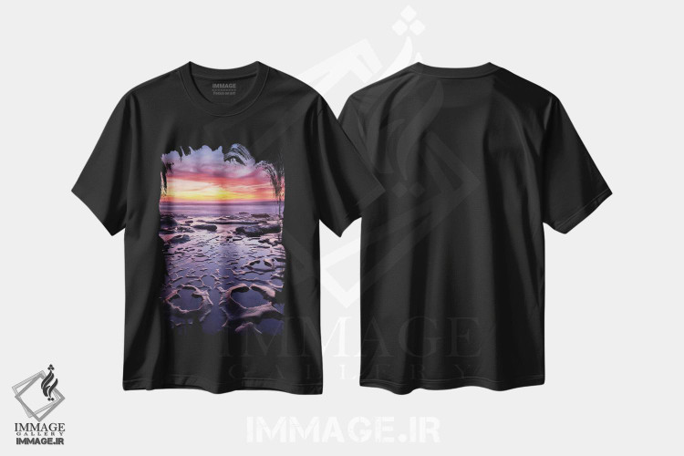 تیشرت طرح دار آثار آن کالینز - immage.ir