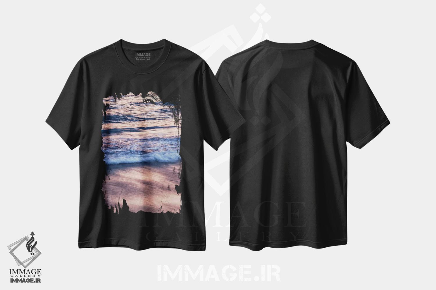 تیشرت طرح دار آثار آن کالینز - immage.ir