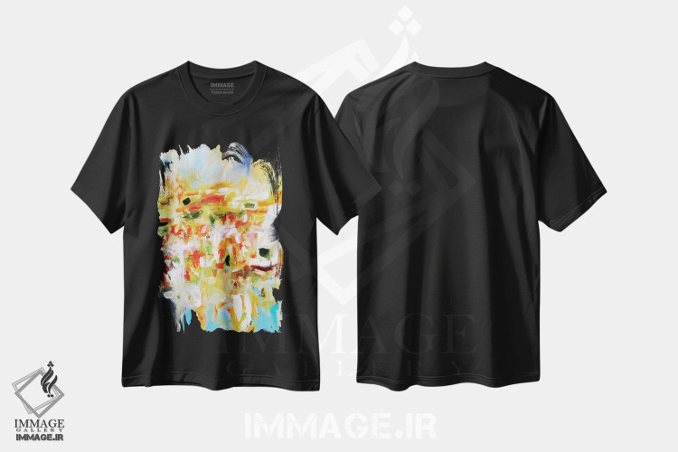 تیشرت طرح دار آثار بهار، آبستره اثر آندرادا آنخل | فروشگاه ایماژ