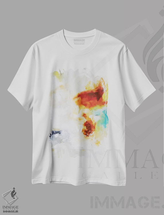 تیشرت طرح دار انتزاعی شانزدهم اثر آندرادا آنخل | immage.ir