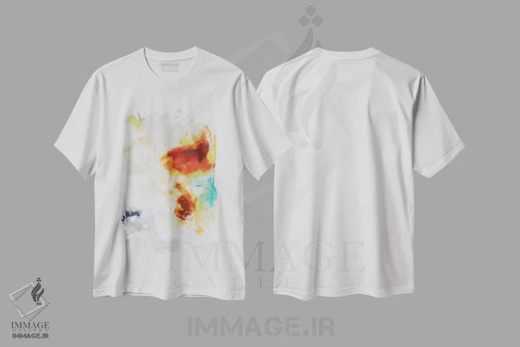 تیشرت طرح دار انتزاعی شانزدهم اثر آندرادا آنخل | immage.ir
