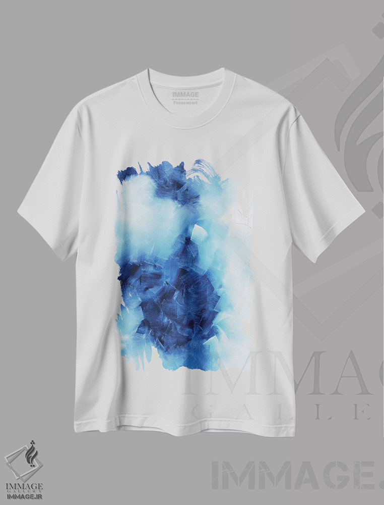 تیشرت طرح دار انتزاعی چهاردهم اثر آندرادا آنخل | immage.ir