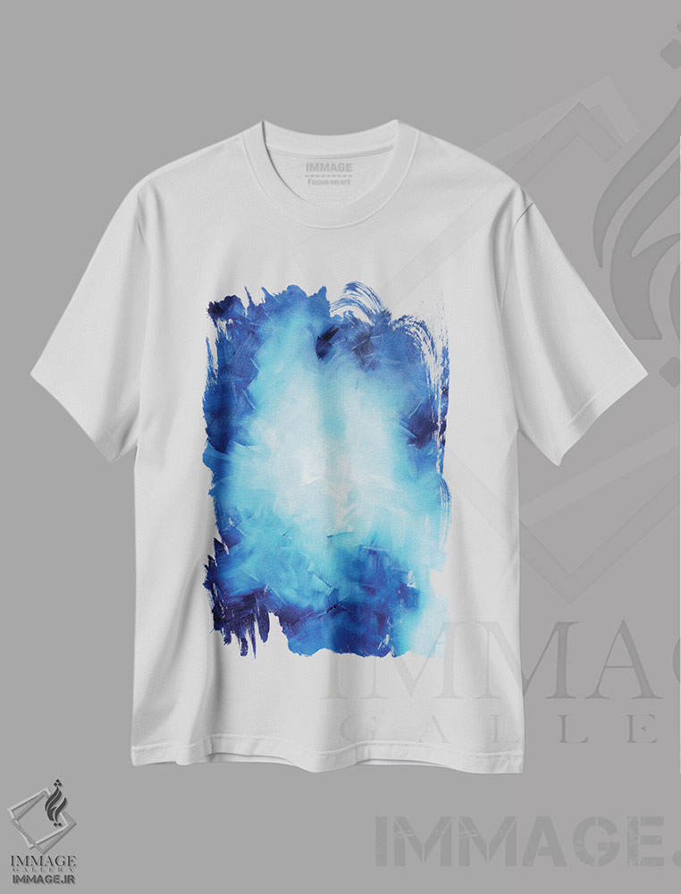 تیشرت طرح دار انتزاعی پانزدهم اثر آندرادا آنخل | immage.ir