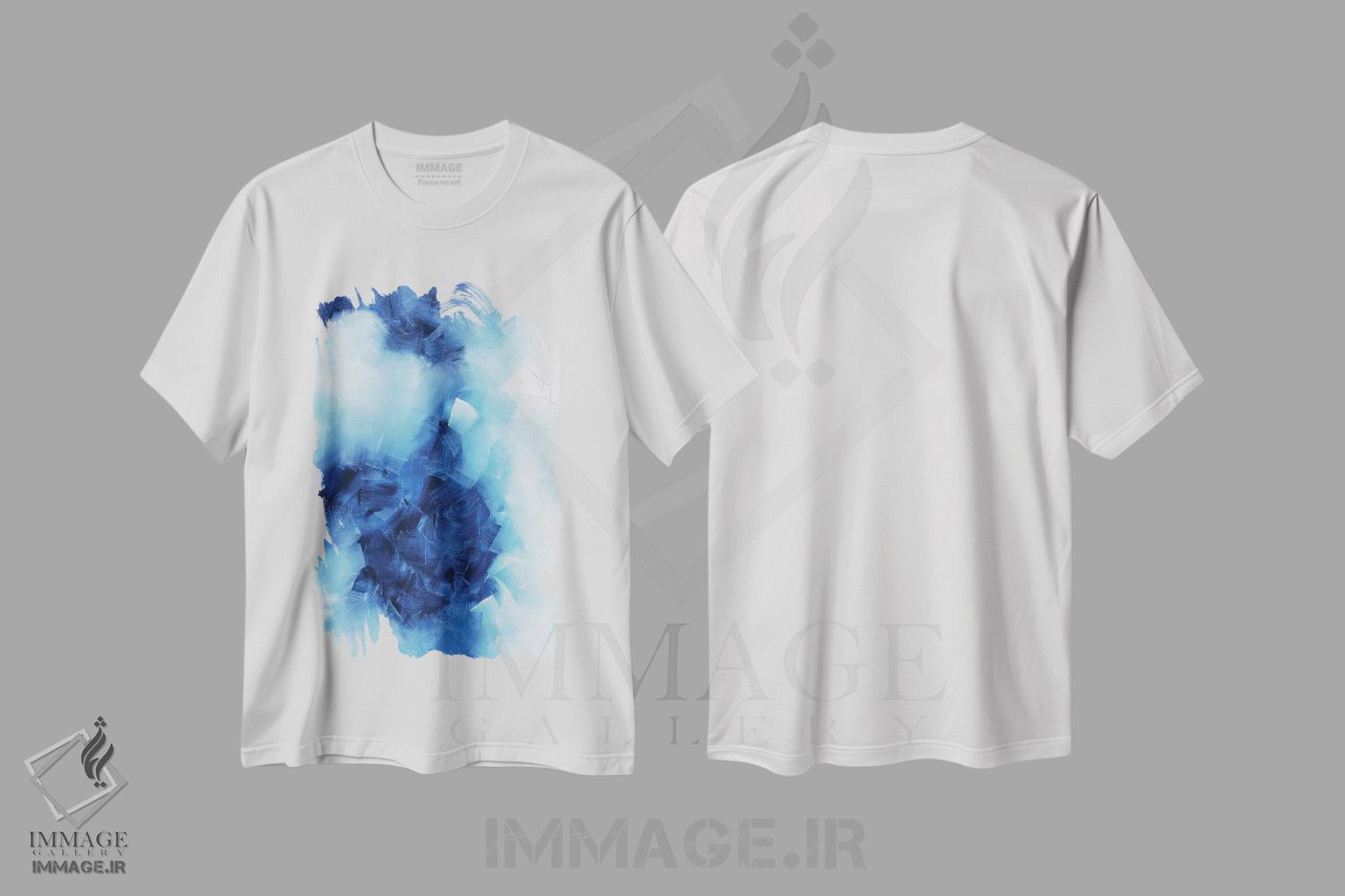 تیشرت طرح دار انتزاعی چهاردهم اثر آندرادا آنخل | immage.ir