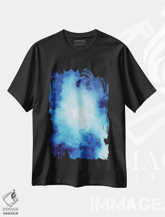 تیشرت طرح دار انتزاعی پانزدهم اثر آندرادا آنخل | فروشگاه ایماژ