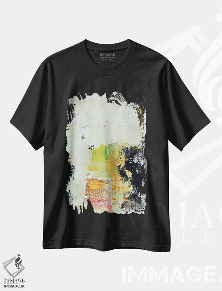 تیشرت طرح دار مطالعه روی کاغذ شماره ده اثر آندرادا آنخل | فروشگاه ایماژ