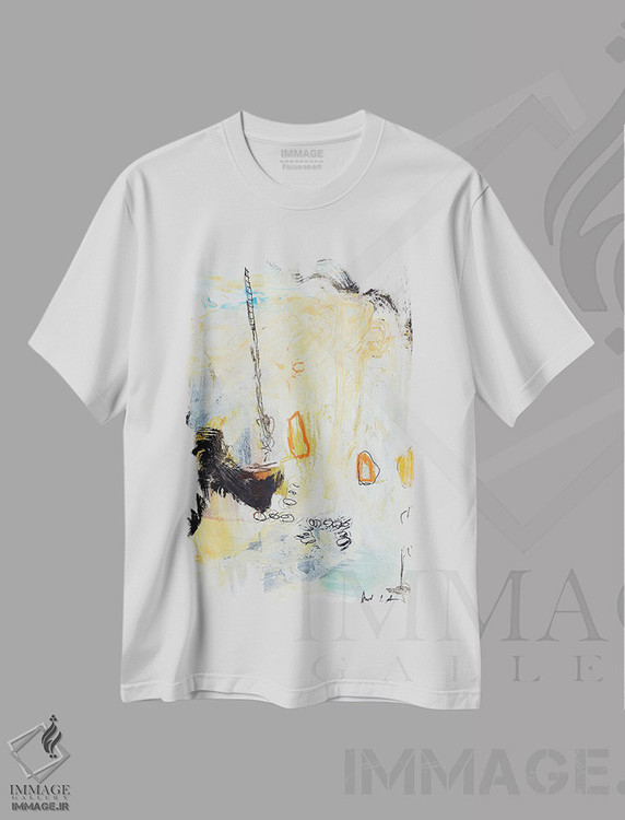 تیشرت طرح دار مطالعه روی کاغذ شماره نه اثر آندرادا آنخل | immage.ir