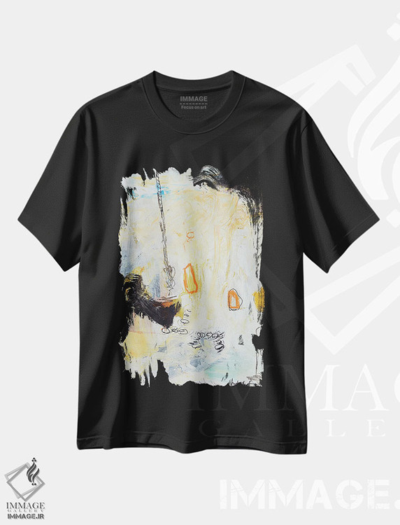 تیشرت طرح دار مطالعه روی کاغذ شماره نه اثر آندرادا آنخل | فروشگاه ایماژ
