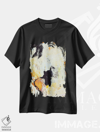 تیشرت طرح دار مطالعه روی کاغذ شماره دوازده اثر آندرادا آنخل | فروشگاه ایماژ