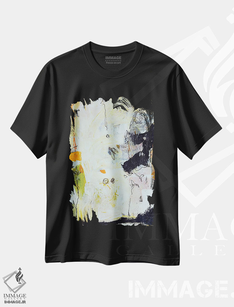 تیشرت طرح دار مطالعه روی کاغذ شماره سیزده اثر آندرادا آنخل | فروشگاه ایماژ