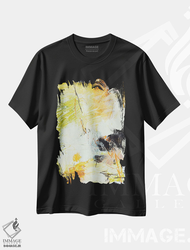 تیشرت طرح دار مطالعه روی کاغذ شماره چهارده اثر آندرادا آنخل | فروشگاه ایماژ