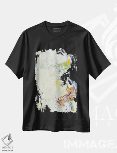 تیشرت طرح دار مطالعه روی کاغذ شماره یازده اثر آندرادا آنخل | فروشگاه ایماژ