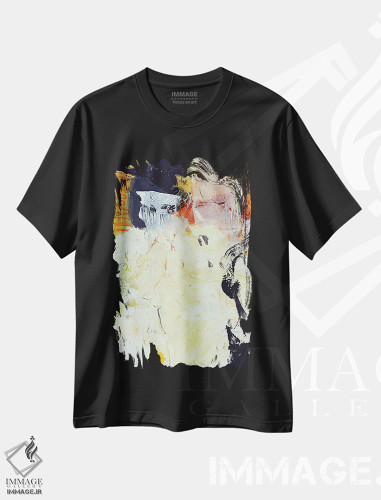 تیشرت طرح دار مطالعه روی کاغذ شماره شانزده اثر آندرادا آنخل | فروشگاه ایماژ