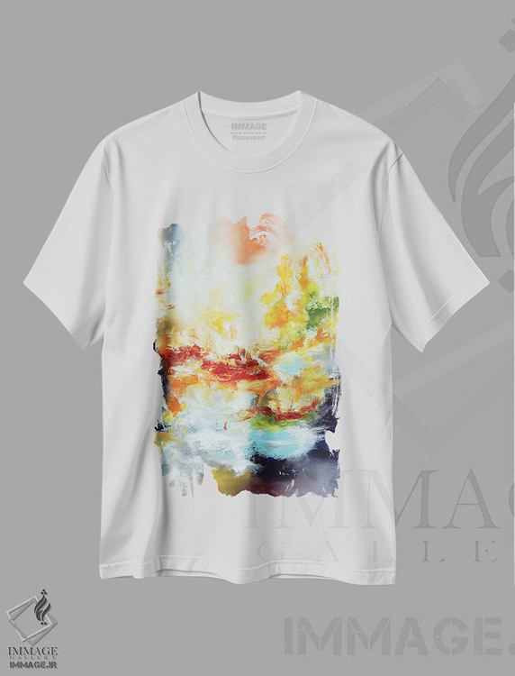 تیشرت طرح دار خلیج ها میان کوه ها اثر آندرادا آنخل | immage.ir