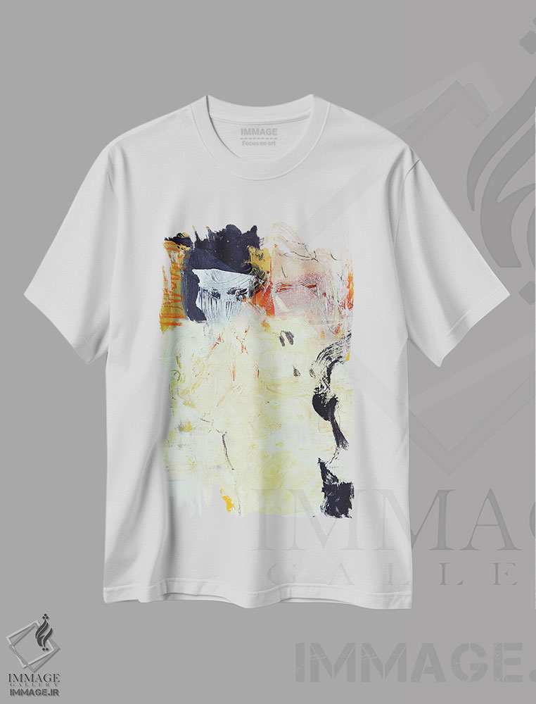 تیشرت طرح دار مطالعه روی کاغذ شماره شانزده اثر آندرادا آنخل | immage.ir