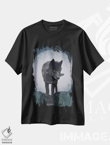 تیشرت طرح دار نگراننده، هنر دیجیتال اثر آنجلیکا پارکر | فروشگاه ایماژ