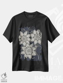 تیشرت طرح دار طرح گل، دکور معاصر اثر آنجلیکا پارکر | فروشگاه ایماژ