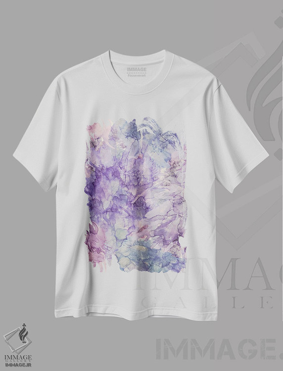 تیشرت طرح دار رویاهای اسطوخودوس اثر آنجلیکا پارکر | immage.ir